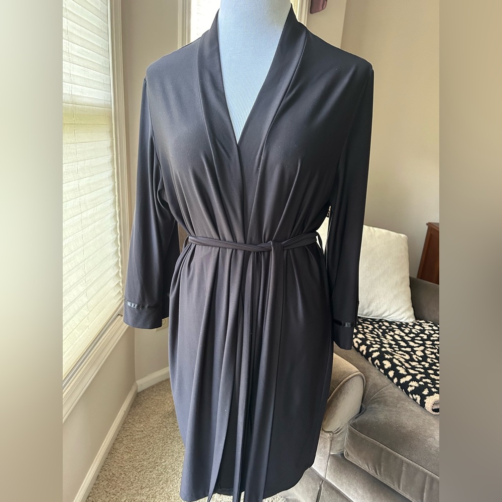 Intimate after bath robe & sleepwear.